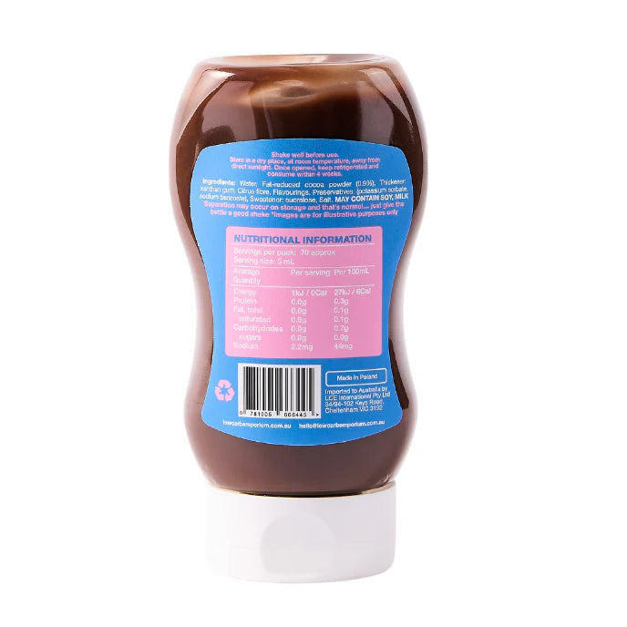 Low Carb Emporium - Chocolate Flavoured Sauce 350ml *Past BB*