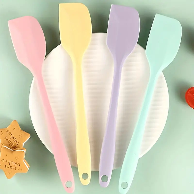 4PC Flexible Silicone Scraper / Spatula Set