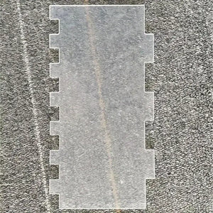 Acrylic Scraper - Medium/Large Stripe