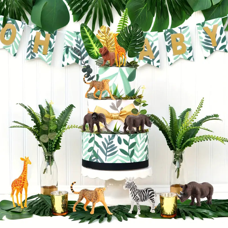 13PC Jungle Theme Cake Decorating Kit