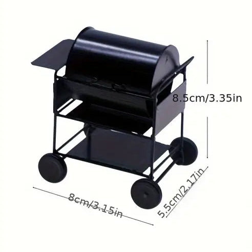 Single Mini Outdoor BBQ Grill Figurine
