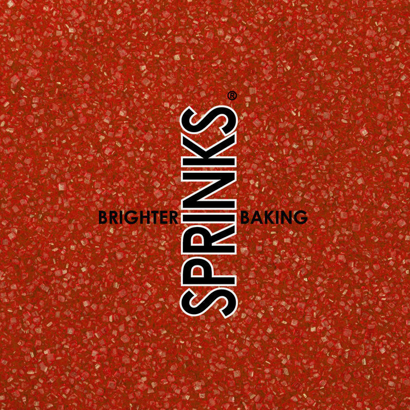 500g Sprinks Sprinkle Mix - Red Sanding Sugar