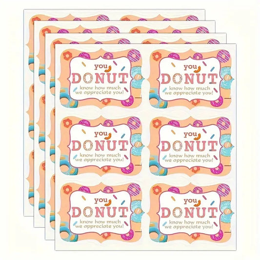 Donut Appreciation Stickers Pk6