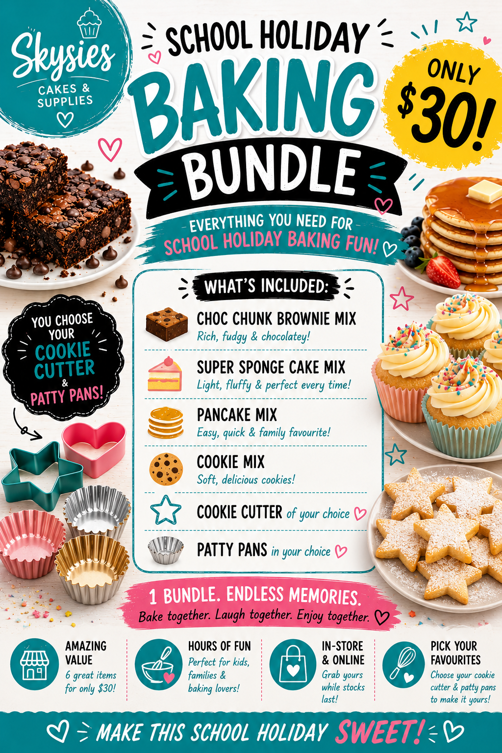 School Holiday Baking Bundle