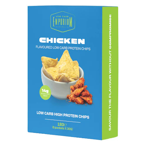 Low Carb Emporium Low Carb Protein Chips - 6 x 30g - Assorted Flavours