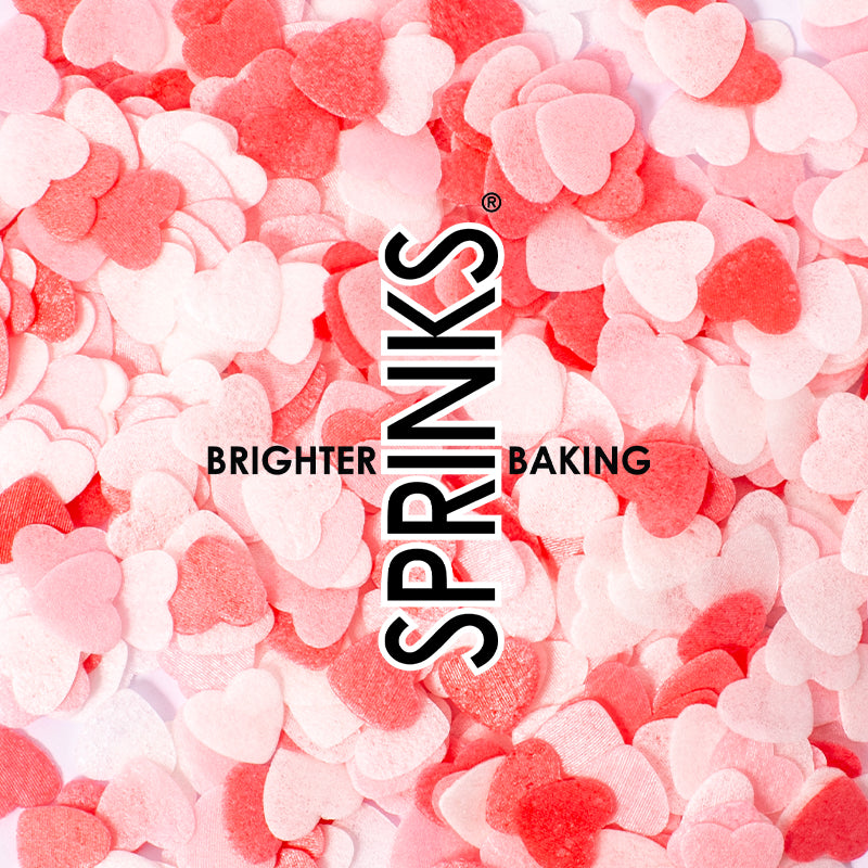 9g Sprinks - Wafer Decorations - Small Heart Valentine