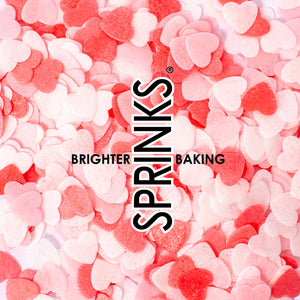 9g Sprinks - Wafer Decorations - Small Heart Valentine