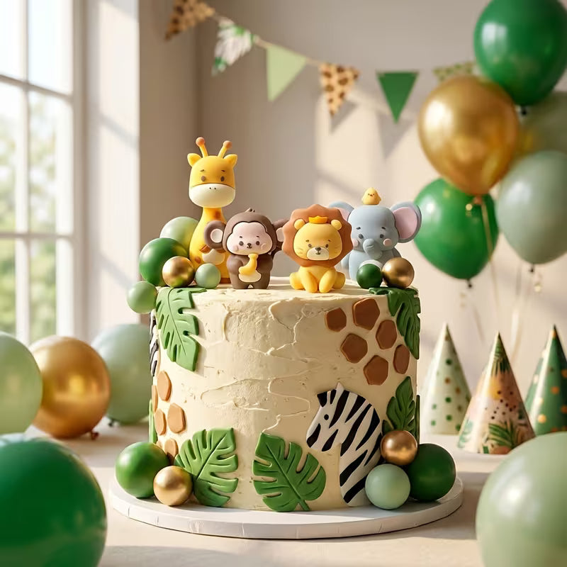 Jungle Animal V2 Cake Decorating Kit