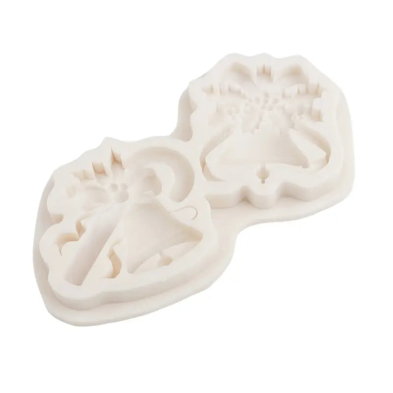 Christmas Bell / Candy Cane Silicone Mould S653