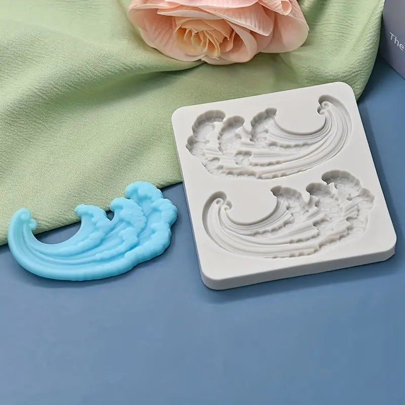 Silicone Mould - Sea Waves V3 - S565