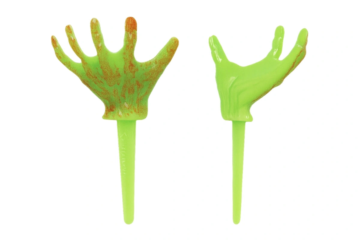 Iconic - 10Pk - Zombie Hand Cupcake Picks
