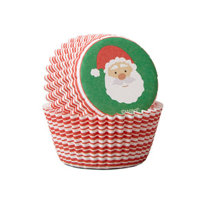 Santa Claus Mini Baking Cups 100pc