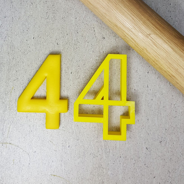 Custom Cookie Cutters - 3 Inch Number Cutters (Thin Version) FULL SET