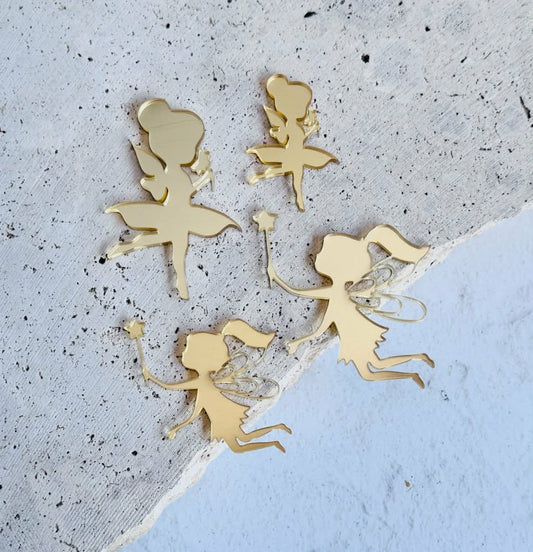 Acrylic Toppers - Fairy Set - 4Pc