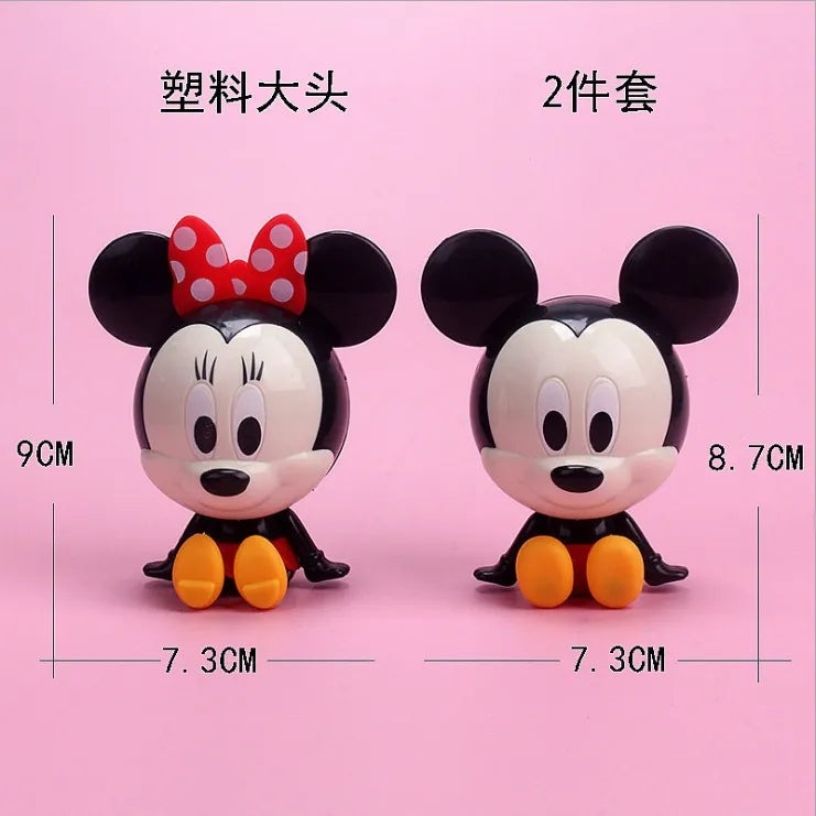 2PC Mickey and Minnie Figurine Set