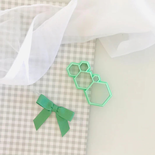 Custom Cookie Cutters - Basic Hexagons Multi Cutter (SweetP).