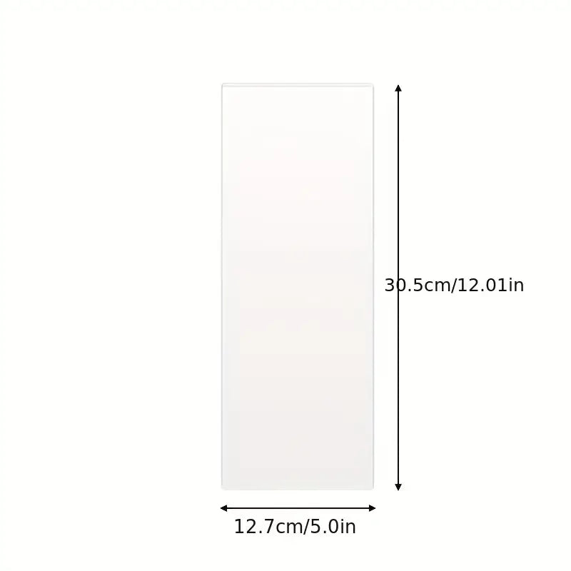 Transparent Rectangular - Scraper - 30.5x12.7cm