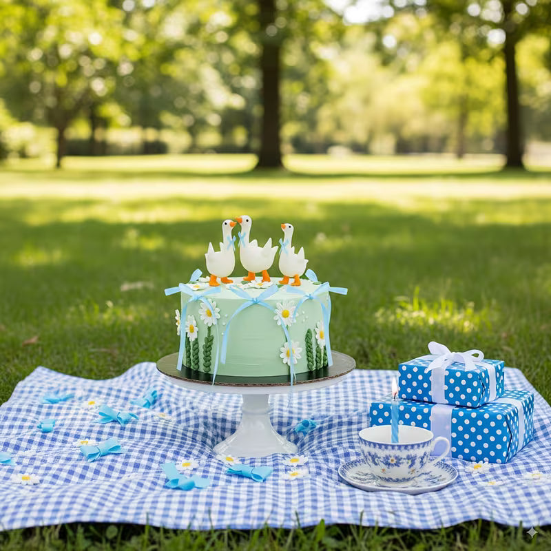 28pc Goose Cake Decorating Set Blue