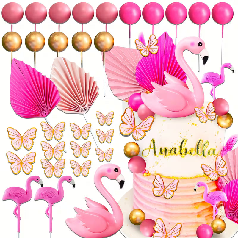 Flamingo Cake Decorating Kit