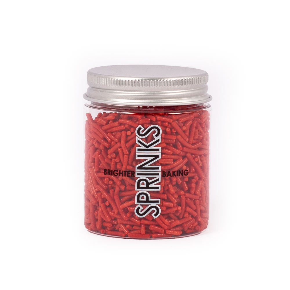50g Sprinks 1mm Jimmies - Red