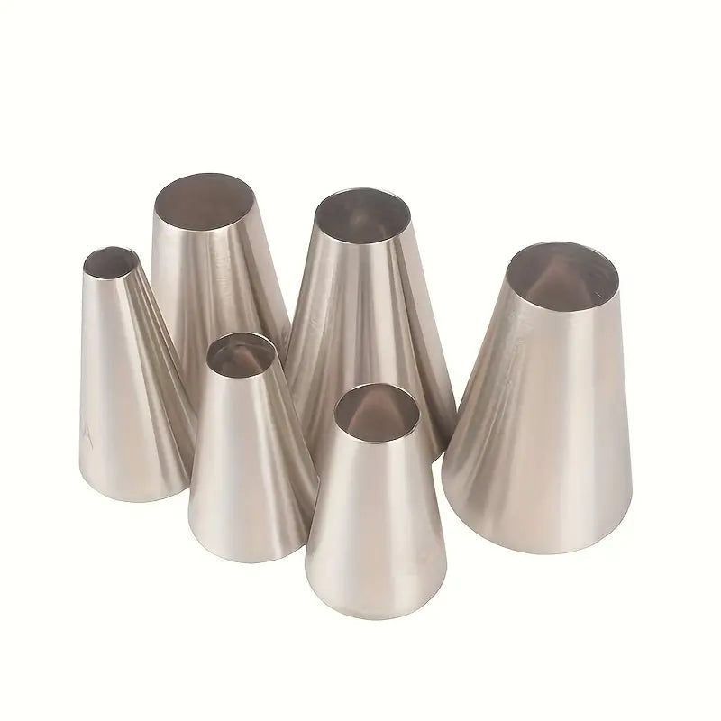 Large Round Piping Tip Set - 6PC