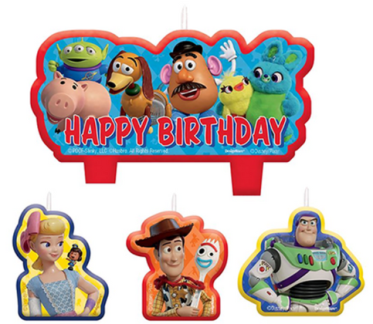 Toy Story 4 Birthday Candle Set.