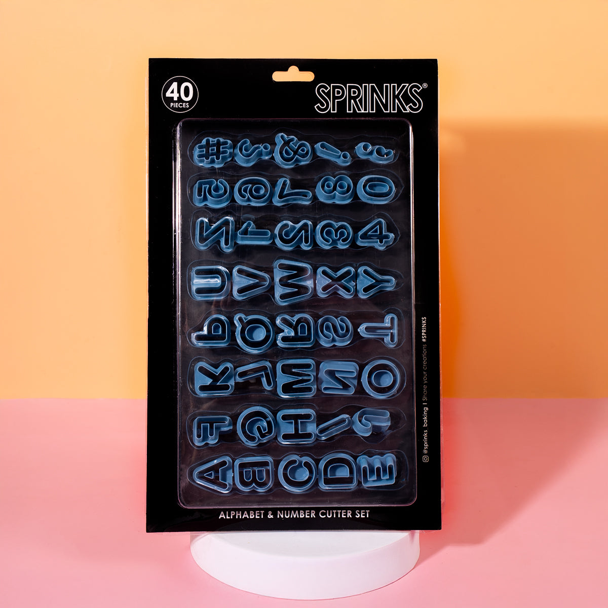 Sprinks - ALPHABET & NUMBER Cutter Set 40 Pieces