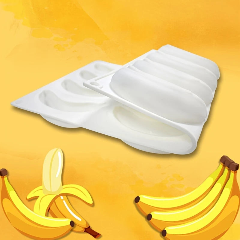 12PC 3D Banana Silicone Mould