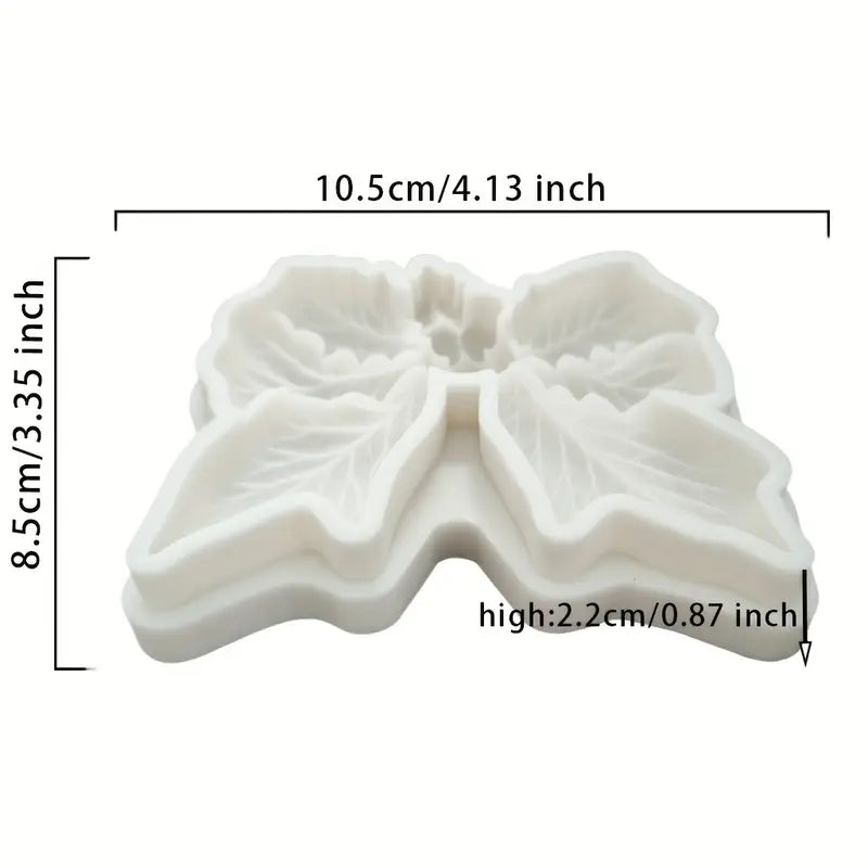 Christmas Bow Silicone Mould S654