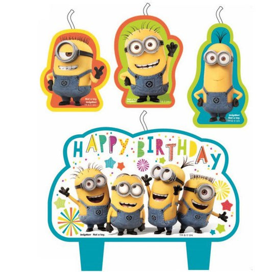 Despicable Me Happy Birthday Candle Set.