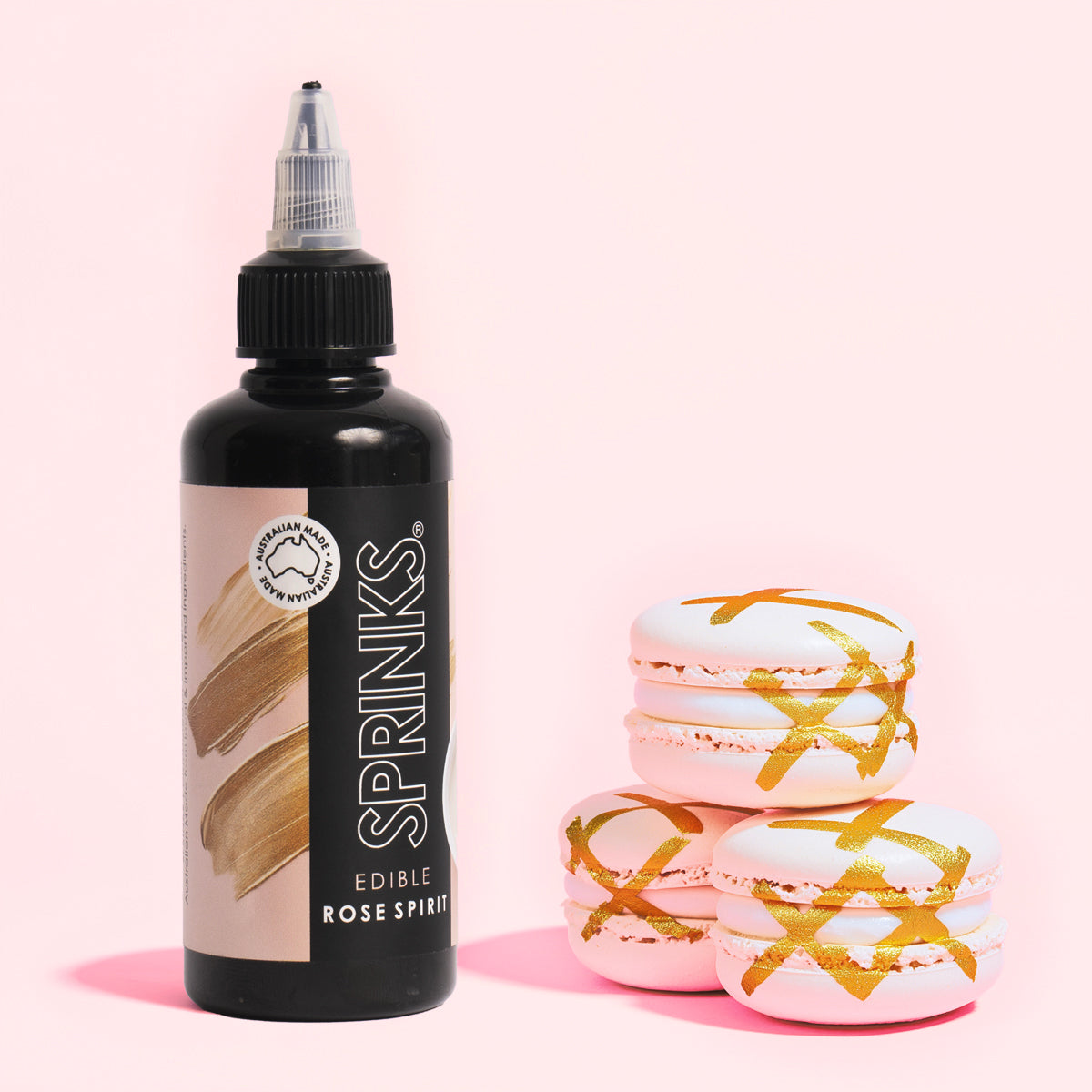 100ml Sprinks Edible Cake Decorators Rose Spirit