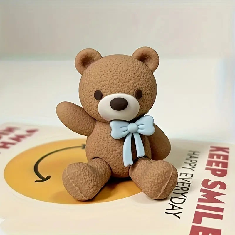 Assorted Bear Topper 1PC with Heart & Bow