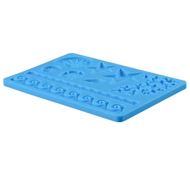 Silicone Mould - Coral/Starfish/Star/Ocean - S302