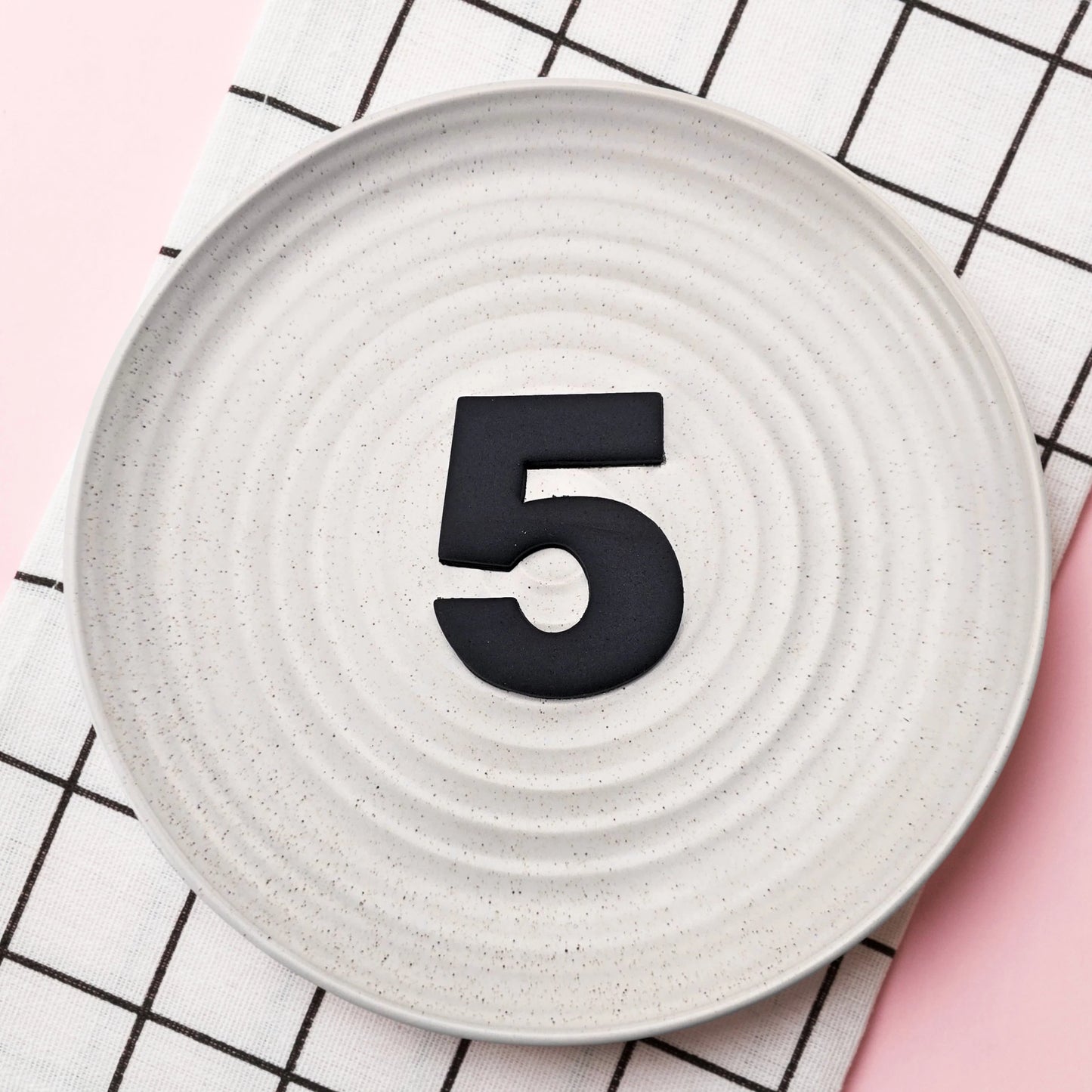 Custom Cookie Cutters - Number Cutters (Wide Version) FULL SET - 5INCH.