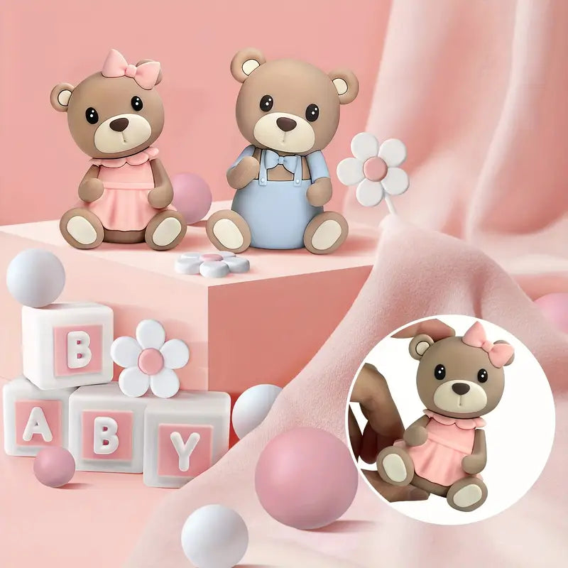 1PC Assorted Bear - Cake Topper