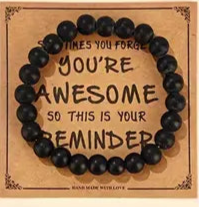 Natural Stone Beaded Bracelet- Assorted Colours