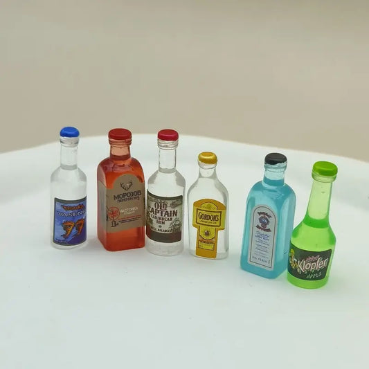 10PC Miniature Liquor Bottles
