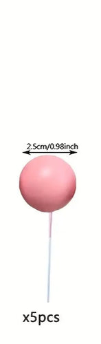 5PC Ball Topper - Small - Pink