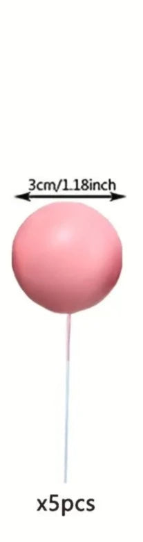 5PC Ball Topper - Medium - Pink