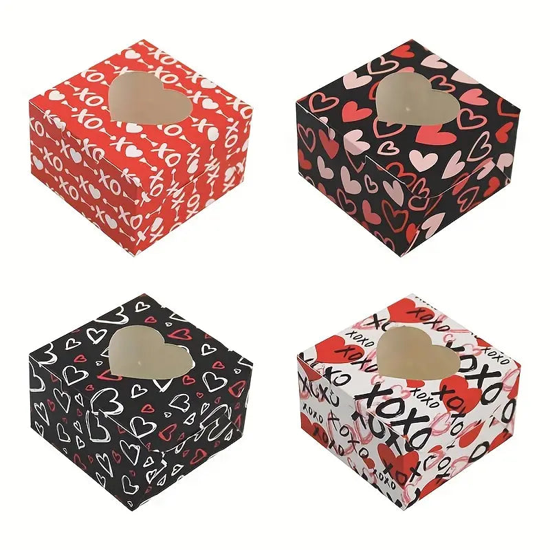 Valentine's Day Box - Hearts Red