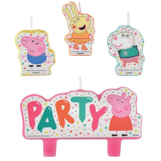 Peppa Pig Confetti Birthday Candle Set.