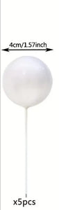 5PC Ball Topper - Large - White