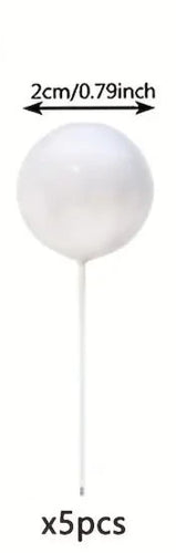 5PC Ball Topper - Extra Small - White
