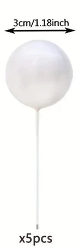 5PC Ball Topper - Medium - White
