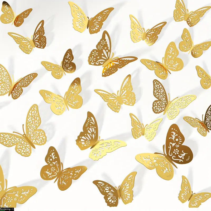 24PC Butterfly Assorted