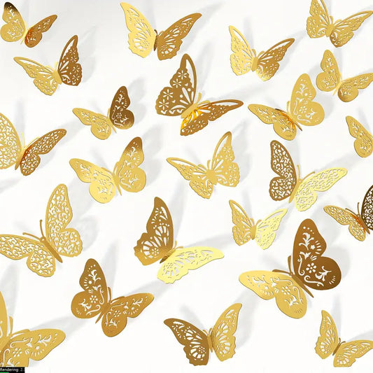 24PC Butterfly Assorted