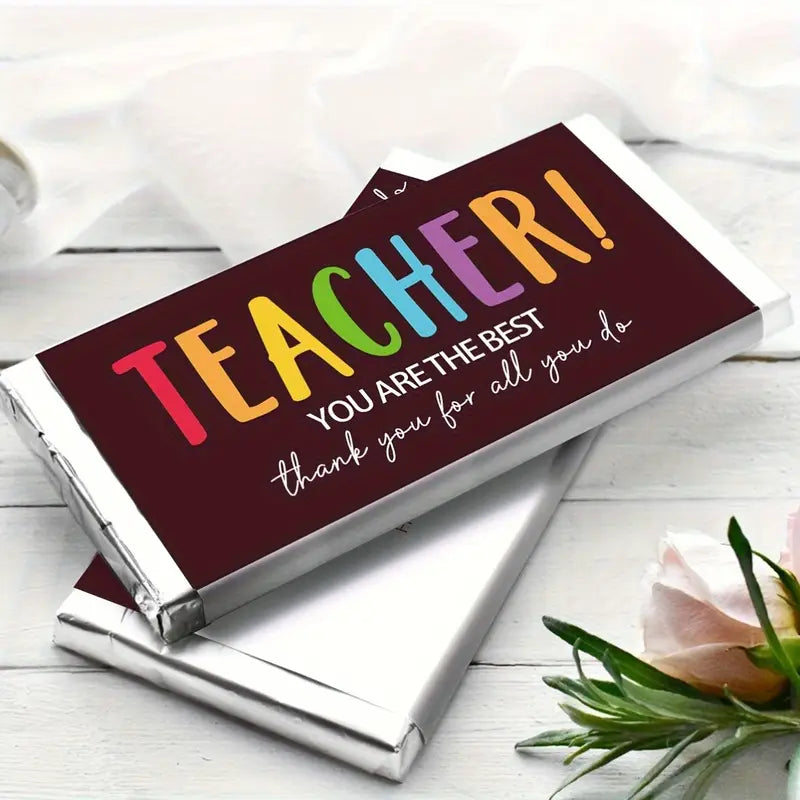 Chocolate Bar Sticker - Teacher You Are The Best