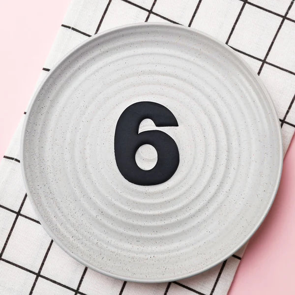 Custom Cookie Cutters - Number Cutters (Wide Version) FULL SET - 5INCH.