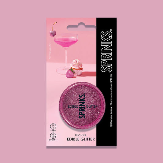 Sprinks - Edible Glitter - Fuchsia