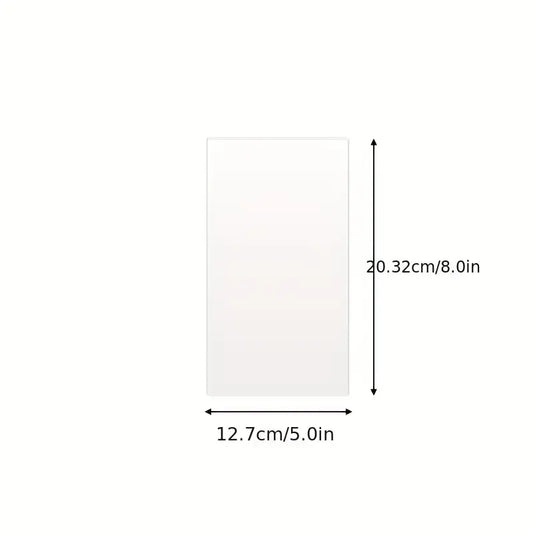 Transparent Rectangular - Scraper - 20.3 x 12.7cm